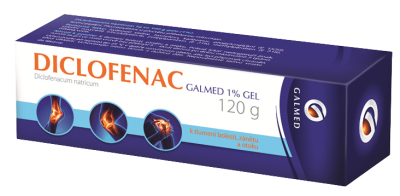 DICLOFENAC GALMED 1% GEL - 10MG/G GEL 1X120G