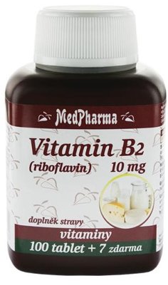 Medpharma Vitamin B2 (riboflavin) 10 mg 107 tablet