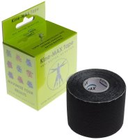 KineMAX SuperPro Rayon kinesio tejp černá 5cmx5m