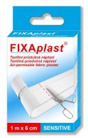 Náplast Fixaplast SENSITIVE nedělená s polštářkem 1mx6cm