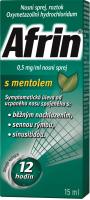 AFRIN 0.5 mg/ml nosní sprej s mentolem 15 ml