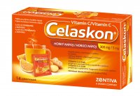 Celaskon horký nápoj Vitamin C 300mg Zinek 5mg 14 sáčků