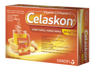 Celaskon horký nápoj Vitamin C 300mg Zinek 5mg 14 sáčků