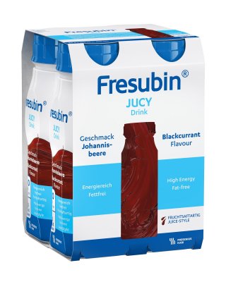 FRESUBIN JUCY DRINK PŘÍCHUŤ ČERNÝ RYBÍZ - POR SOL 4X200ML