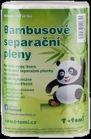 T-tomi Bambusové separační pleny role 100 ks T-tomi Bambusové separační pleny role 100 ks