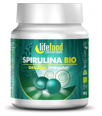 Spirulina BIO 180g - Lifefood Spirulina Bio 120 g