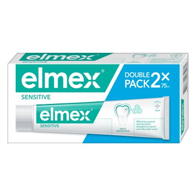 Elmex Zubní pasta pro citlivé zuby Sensitive Duopack 2x75ml