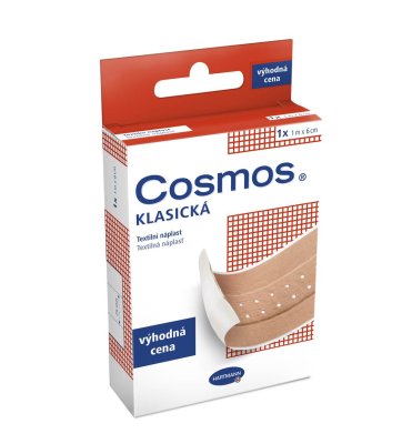 Cosmos Klasická textilní 1 m x 6 cm náplast