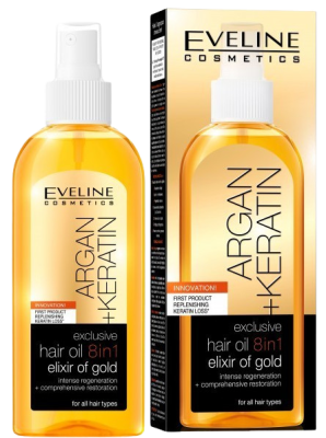 Eveline Cosmetics Argan vlasový olej 8v1 150 ml