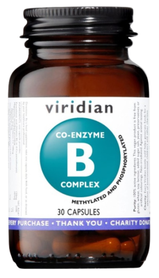 Viridian nutrition Co enzyme B Complex 30 cps.