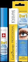 Eveline Total Action – sérum na řasy 8v1 10ml Eveline Total Action – sérum na řasy 8v1 10ml