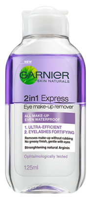 Garnier Skin Naturals 2v1 Posilující odličovač očí 125 ml Garnier Skin Naturals 2v1 Posilující odličovač očí 125 ml