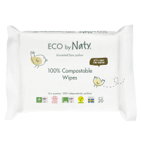 ECO by Naty Vlhčené ubrousky pro citlivou pokožku 20 ks