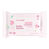 ATTITUDE Vlhčené ubrousky bez vůně 72 ks