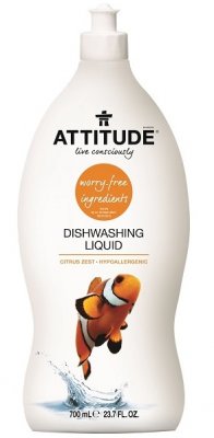 Attitude Prostředek na mytí nádobí s vůní citronové kůry 700 ml