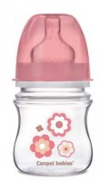 Canpol babies Láhev se širokým hrdlem Newborn baby růžová 120 ml