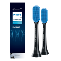 Philips Sonicare TongueCare+ Hlavice na čištění jazyka 2 ks černá HX8072/11