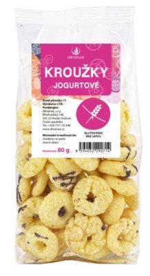 Allnature Kroužky jogurtové 80 g