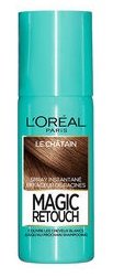 L´Oréal Paris Magic Retouch sprej pro okamžité zakrytí odrostů pro oříškově hnědé odstíny 75ml