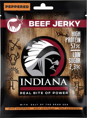 Indiana Jerky Hovězí Peppered 25 g