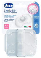 Chránič bradavek SkinToSkin silikon 2 ks, M / L