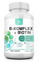 Allnature B-komplex + Biotin vitamíny 120 tablet