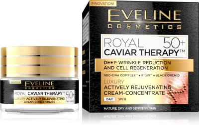 Eveline ROYAL CAVIAR 50+ SPF8 denní krém 50 ml