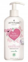 Attitude Dětské tělové mýdlo a šampon (2v1) Baby leaves bez vůně 473 ml