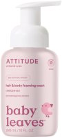 ATTITUDE Baby Leaves Pěnivé mýdlo a šampon 2v1 bez vůně 295 ml ATTITUDE Baby Leaves Pěnivé mýdlo a šampon 2v1 bez vůně 295 ml