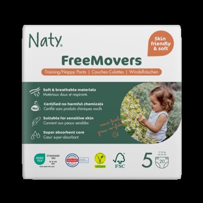 ECO by Naty Junior 12-18 kg plenkové kalhotky 20 ks