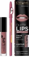 Eveline Cosmetics OH! my LIPS matná sada na rty 04 Sweet Lips 4,5 ml