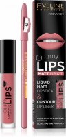 Eveline Cosmetics OH! my LIPS matná sada na rty 07 Baby Nude 4,5 ml