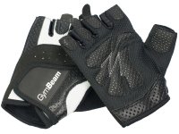 Fitness Dámské rukavice Bella – GymBeam white black – velikost S