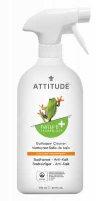 Attitude Eko čistič na koupelny s vůní citronové kůry s rozprašovačem 800 ml