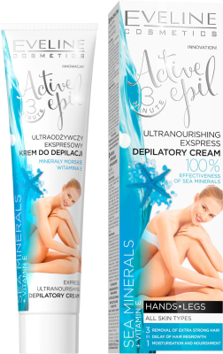 Eveline Active Epil Mořské minerály depilační krém 125 ml Eveline Active Epil Mořské minerály depilační krém 125 ml