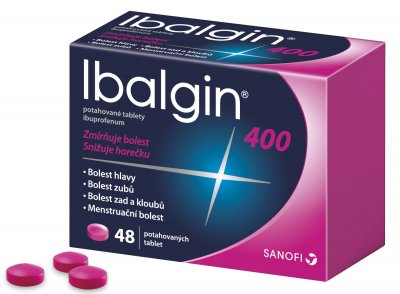 Ibalgin 400 400mg potahované tablety 48ks