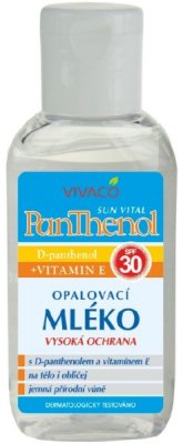 Vivaco Panthenol opalovací mléko SPF30 50 ml