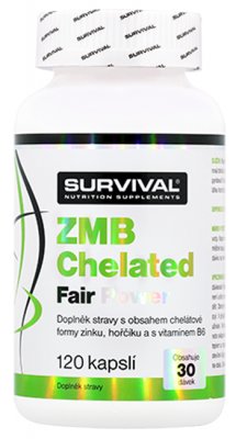 Survival Nutrition ZMB Chelated Fair Power 120 kapslí