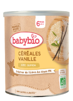 Babybio nemléčná bio kaše s vanilkou a quinoou 220 g