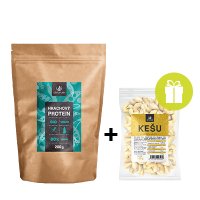 Allnature Hrachový protein 80% BIO 200g + Allnature Kešu jádra 100g ZDARMA