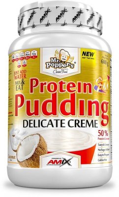 AMIX Mr. Popper's Protein Pudding Creme, Kokosový ořech, 600g