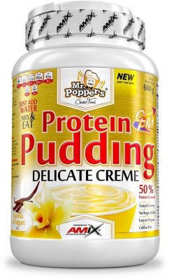 AMIX Mr. Popper's Protein Pudding Creme, Vanilkový jogurt, 600g