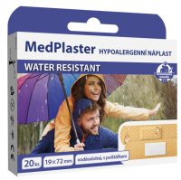 MedPlaster Náplast water resistant 19x72mm 20 ks
