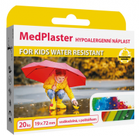 MedPlaster Náplast KIDS water resistant 19x72mm 20 ks