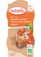 Babybio zelenina s kuřetem a quinoa 2 x 200 g
