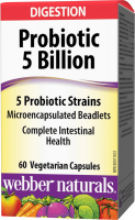 Webber Naturals Probiotika 5 Billion 60 kapslí Webber Naturals Probiotika 5 Billion 60 kapslí
