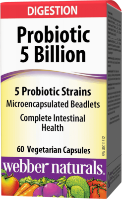 Webber Naturals Probiotika 5 Billion 60 kapslí