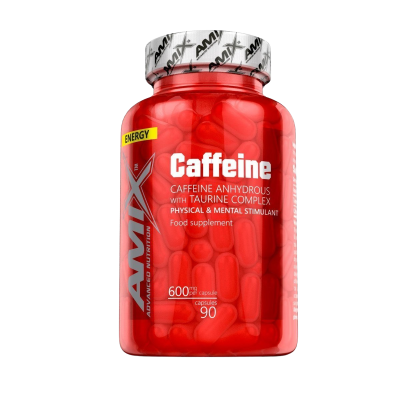 Amix Caffeine with Taurine, 90 kapslí