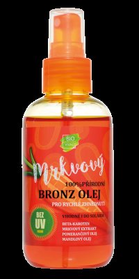 Vivaco 100% přírodní mrkvový opalovací olej bez UV filtrů 150 ml