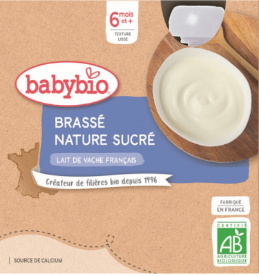 BABYBIO mléčný dezert 4x85g